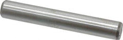 Value Collection - 3/8" Diam x 2-1/2" Pin Length Grade 8 Alloy Steel Standard Dowel Pin - C 50-58 Hardness, 28,700 Lb Breaking Strength, 1 Beveled & 1 Rounded End - Industrial Tool & Supply