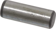 Value Collection - 7/16" Diam x 1-1/4" Pin Length Grade 8 Alloy Steel Standard Dowel Pin - C 50-58 Hardness, 39,100 Lb Breaking Strength, 1 Beveled & 1 Rounded End - Industrial Tool & Supply
