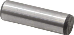 Value Collection - 7/16" Diam x 1-1/2" Pin Length Grade 8 Alloy Steel Standard Dowel Pin - C 50-58 Hardness, 39,100 Lb Breaking Strength, 1 Beveled & 1 Rounded End - Industrial Tool & Supply