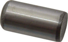 Value Collection - 1/2" Diam x 1" Pin Length Grade 8 Alloy Steel Standard Dowel Pin - C 50-58 Hardness, 51,000 Lb Breaking Strength, 1 Beveled & 1 Rounded End - Industrial Tool & Supply