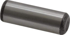 Value Collection - 1/2" Diam x 1-1/2" Pin Length Grade 8 Alloy Steel Standard Dowel Pin - C 50-58 Hardness, 51,000 Lb Breaking Strength, 1 Beveled & 1 Rounded End - Industrial Tool & Supply