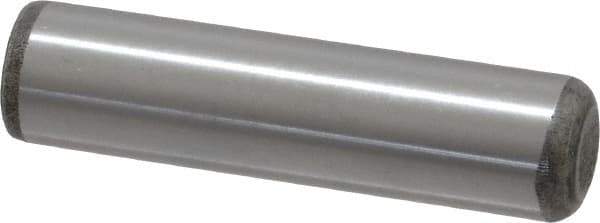 Value Collection - 1/2" Diam x 2" Pin Length Grade 8 Alloy Steel Standard Dowel Pin - C 50-58 Hardness, 51,000 Lb Breaking Strength, 1 Beveled & 1 Rounded End - Industrial Tool & Supply