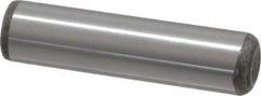 Value Collection - 1/2" Diam x 2" Pin Length Grade 8 Alloy Steel Standard Dowel Pin - C 50-58 Hardness, 51,000 Lb Breaking Strength, 1 Beveled & 1 Rounded End - Industrial Tool & Supply
