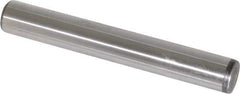 Value Collection - 1/2" Diam x 3-1/2" Pin Length Grade 8 Alloy Steel Standard Dowel Pin - C 50-58 Hardness, 51,000 Lb Breaking Strength, 1 Beveled & 1 Rounded End - Industrial Tool & Supply