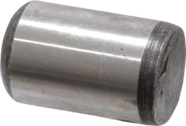 Value Collection - 5/8" Diam x 1" Pin Length Grade 8 Alloy Steel Standard Dowel Pin - C 50-58 Hardness, 79,800 Lb Breaking Strength, 1 Beveled & 1 Rounded End - Industrial Tool & Supply