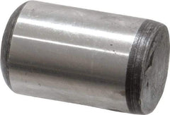 Value Collection - 5/8" Diam x 1" Pin Length Grade 8 Alloy Steel Standard Dowel Pin - C 50-58 Hardness, 79,800 Lb Breaking Strength, 1 Beveled & 1 Rounded End - Industrial Tool & Supply