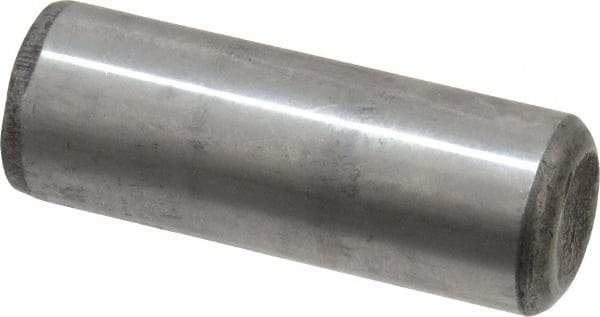 Value Collection - 5/8" Diam x 1-3/4" Pin Length Grade 8 Alloy Steel Standard Dowel Pin - C 50-58 Hardness, 79,800 Lb Breaking Strength, 1 Beveled & 1 Rounded End - Industrial Tool & Supply