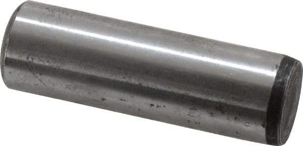Value Collection - 5/8" Diam x 2" Pin Length Grade 8 Alloy Steel Standard Dowel Pin - C 50-58 Hardness, 79,800 Lb Breaking Strength, 1 Beveled & 1 Rounded End - Industrial Tool & Supply