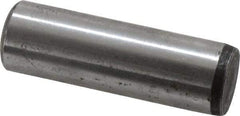 Value Collection - 5/8" Diam x 2" Pin Length Grade 8 Alloy Steel Standard Dowel Pin - C 50-58 Hardness, 79,800 Lb Breaking Strength, 1 Beveled & 1 Rounded End - Industrial Tool & Supply