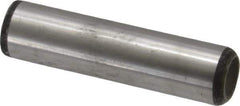 Value Collection - 5/8" Diam x 2-1/2" Pin Length Grade 8 Alloy Steel Standard Dowel Pin - C 50-58 Hardness, 79,800 Lb Breaking Strength, 1 Beveled & 1 Rounded End - Industrial Tool & Supply