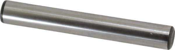 Value Collection - 5/8" Diam x 4-1/2" Pin Length Grade 8 Alloy Steel Standard Dowel Pin - C 50-58 Hardness, 79,800 Lb Breaking Strength, 1 Beveled & 1 Rounded End - Industrial Tool & Supply