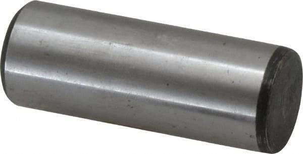 Value Collection - 3/4" Diam x 2" Pin Length Grade 8 Alloy Steel Standard Dowel Pin - C 50-58 Hardness, 114,000 Lb Breaking Strength, 1 Beveled & 1 Rounded End - Industrial Tool & Supply