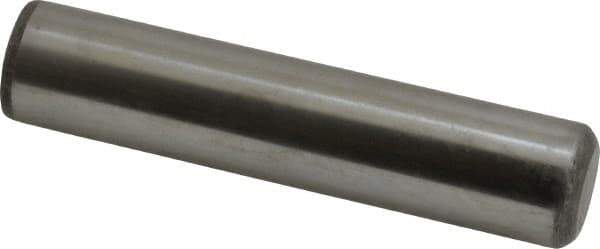 Value Collection - 3/4" Diam x 3-1/2" Pin Length Grade 8 Alloy Steel Standard Dowel Pin - C 50-58 Hardness, 114,000 Lb Breaking Strength, 1 Beveled & 1 Rounded End - Industrial Tool & Supply