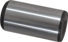 Value Collection - 1" Diam x 2" Pin Length Grade 8 Alloy Steel Standard Dowel Pin - C 50-58 Hardness, 204,000 Lb Breaking Strength, 1 Beveled & 1 Rounded End - Industrial Tool & Supply