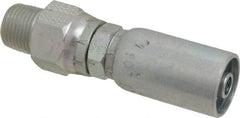 Eaton - 3/8-18 Thread Straight Hydraulic Hose Fitting - 3/8" Hose Diam - Industrial Tool & Supply
