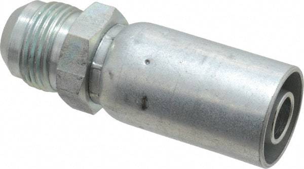Eaton - 1-1/16-12 SAE Straight Hydraulic Hose Fitting - 5/8" Hose Diam - Industrial Tool & Supply