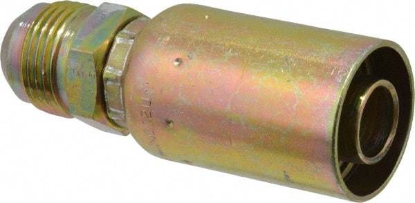 Eaton - 1-1/16-12 SAE Straight Hydraulic Hose Fitting - 3/4" Hose Diam - Industrial Tool & Supply