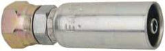 Eaton - 1/4-18 Thread Straight Hydraulic Hose Fitting - 1/4" Hose Diam - Industrial Tool & Supply