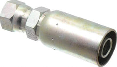 Eaton - 3/4-16 SAE Straight Hydraulic Hose Fitting - 5/8" Hose Diam - Industrial Tool & Supply