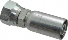 Eaton - 1-1/16-12 SAE Straight Hydraulic Hose Fitting - 5/8" Hose Diam - Industrial Tool & Supply
