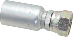 Eaton - 1-1/16-12 SAE Straight Hydraulic Hose Fitting - 3/4" Hose Diam - Industrial Tool & Supply