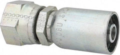 Eaton - 1-14 Thread Straight Hydraulic Hose Fitting - 1/2" Hose Diam - Industrial Tool & Supply