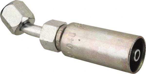 Eaton - 7/16-20 Thread Hydraulic Hose Elbow - 1/4" Hose Diam - Industrial Tool & Supply