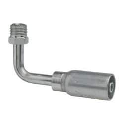 Eaton - 5/8-18 Thread Hydraulic Hose Elbow - 3/8" Hose Diam - Industrial Tool & Supply