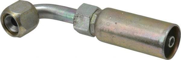 Eaton - 1/2-20 SAE Hydraulic Hose Elbow - 1/4" Hose Diam - Industrial Tool & Supply