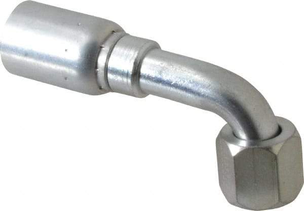 Eaton - 7/8-14 SAE Hydraulic Hose Elbow - 1/2" Hose Diam - Industrial Tool & Supply