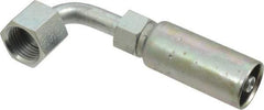 Eaton - 9/16-18 Thread Hydraulic Hose Elbow - 1/4" Hose Diam - Industrial Tool & Supply