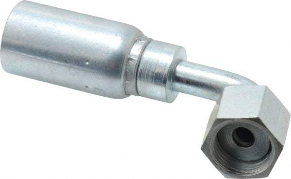 Eaton - 11/16-16 Thread Hydraulic Hose Elbow - 3/8" Hose Diam - Industrial Tool & Supply