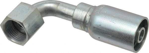 Eaton - 13/16-16 Thread Hydraulic Hose Elbow - 1/2" Hose Diam - Industrial Tool & Supply