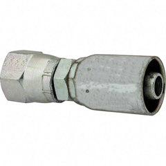 Eaton - 9/16-18 SAE Straight Hydraulic Hose Fitting - 3/8" Hose Diam - Industrial Tool & Supply