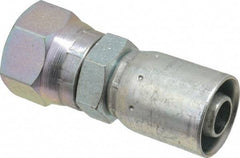 Eaton - 7/8-14 SAE Straight Hydraulic Hose Fitting - 1/2" Hose Diam - Industrial Tool & Supply