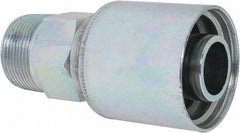 Eaton - 1 - 1/4-11-1/2 Thread Straight Hydraulic Hose Fitting - 1 1/4" Hose Diam - Industrial Tool & Supply