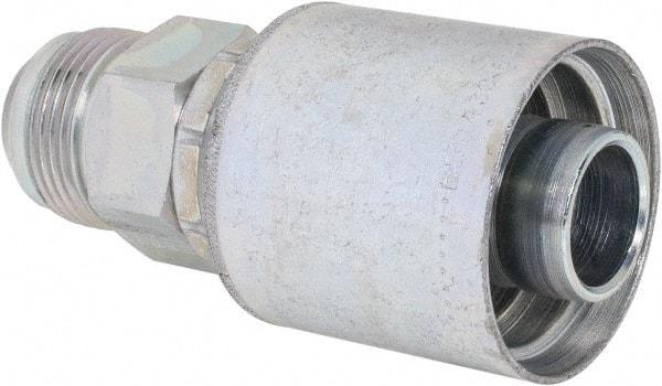 Eaton - 1 - 5/16-12 SAE Straight Hydraulic Hose Fitting - 1" Hose Diam - Industrial Tool & Supply
