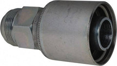 Eaton - 1 - 5/8-12 SAE Straight Hydraulic Hose Fitting - 1 1/4" Hose Diam - Industrial Tool & Supply