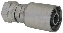 Eaton - 1 - 3/16-12 Thread Straight Hydraulic Hose Fitting - 3/4" Hose Diam - Industrial Tool & Supply