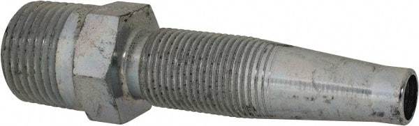 Eaton - 3/8-18 Thread Straight Hydraulic Hose Fitting - 3/8" Hose Diam - Industrial Tool & Supply