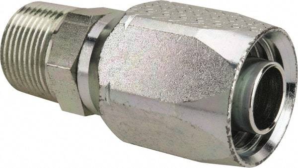Eaton - 3/4-14 Thread Straight Hydraulic Hose Fitting - 3/4" Hose Diam - Industrial Tool & Supply