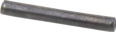 Made in USA - 3/32" Diam x 3/4" Long Slotted Spring Pin - Grade 1070-1090 Alloy Steel, Black Oxide Finish - Industrial Tool & Supply