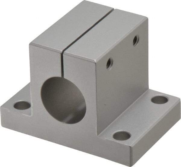 80/20 Inc. - 1-1/2 Inch Wide x 2-1/8 Inch High x 3 Inch Deep Double Horizontal Base - 1.004 Inch Hole x 0.328 Inch Bolt Hole Diameter - Industrial Tool & Supply