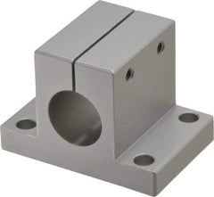 80/20 Inc. - 1-1/2 Inch Wide x 2-1/8 Inch High x 3 Inch Deep Double Horizontal Base - 1.004 Inch Hole x 0.328 Inch Bolt Hole Diameter - Industrial Tool & Supply