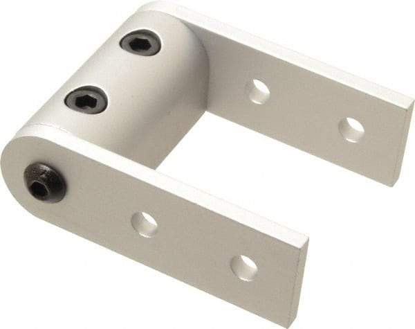 80/20 Inc. - 3" High, Open Shelving 3" Universal Arm Pivot - Aluminum, Use with Series 10 & Bolt Kit 3393 - Industrial Tool & Supply