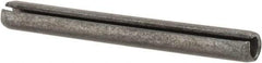 Made in USA - 3/16" Diam x 1-3/4" Long Slotted Spring Pin - Grade 1070-1090 Alloy Steel, Black Oxide Finish - Industrial Tool & Supply