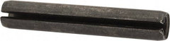 Made in USA - 5/16" Diam x 1-7/8" Long Slotted Spring Pin - Grade 1070-1090 Alloy Steel, Black Oxide Finish - Industrial Tool & Supply
