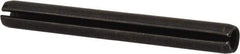 Made in USA - 5/16" Diam x 2-3/4" Long Slotted Spring Pin - Grade 1070-1090 Alloy Steel, Black Oxide Finish - Industrial Tool & Supply