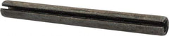 Made in USA - 5/16" Diam x 3" Long Slotted Spring Pin - Grade 1070-1090 Alloy Steel, Black Oxide Finish - Industrial Tool & Supply