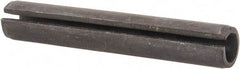 Made in USA - 7/16" Diam x 2-3/4" Long Slotted Spring Pin - Grade 1070-1090 Alloy Steel, Black Oxide Finish - Industrial Tool & Supply